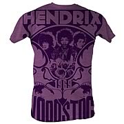 Jimi Hendrix Woodstock Purple T-Shirt